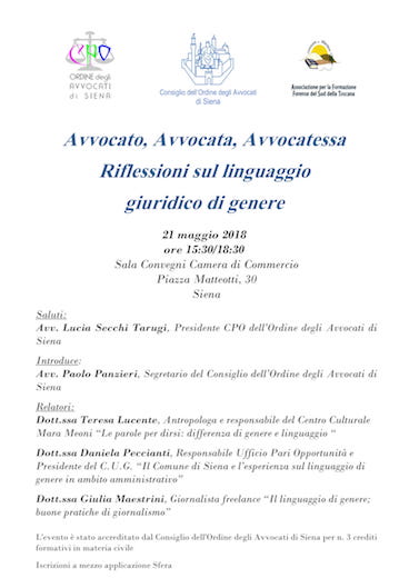 Avvocato, Avvocata, Avvocatessa: Riflessioni sul linguaggio giuridico di genere